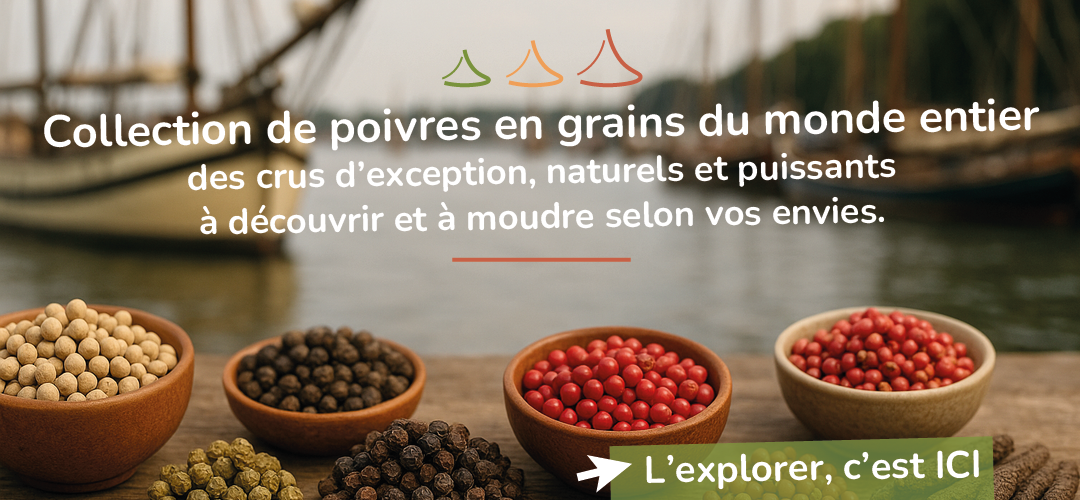 Epices du Monde - Les plus beaux poivres du monde, en grains