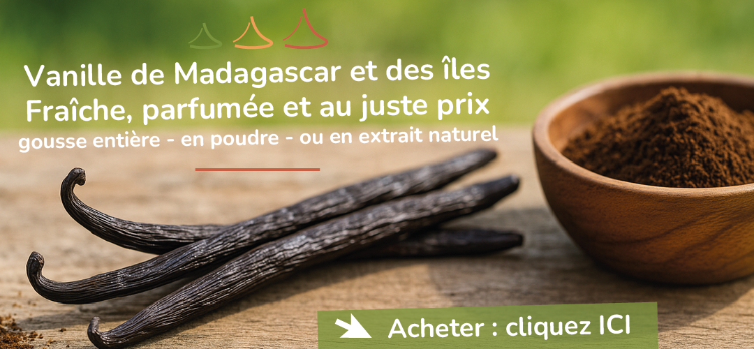 Epices du Monde - Vanille fraîche de qualité, à prix doux — gousses, poudre et extrait